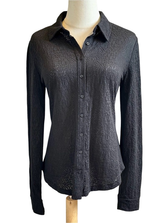 GAP Tops - GAP Floral Jacquard Button-down Shirt